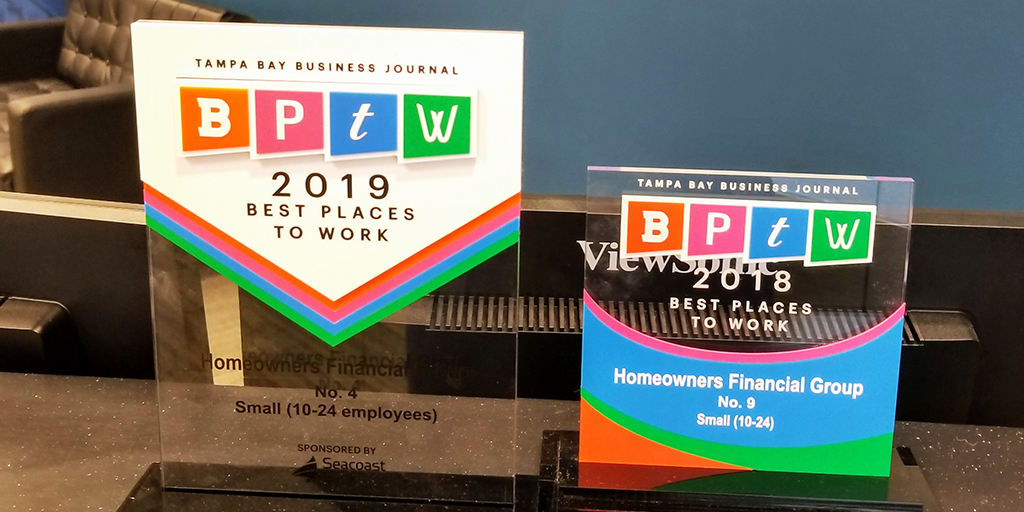 HFG Named a “Best Place To Work” 2019 in Tampa, Florida