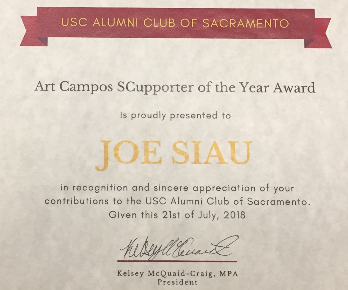 award